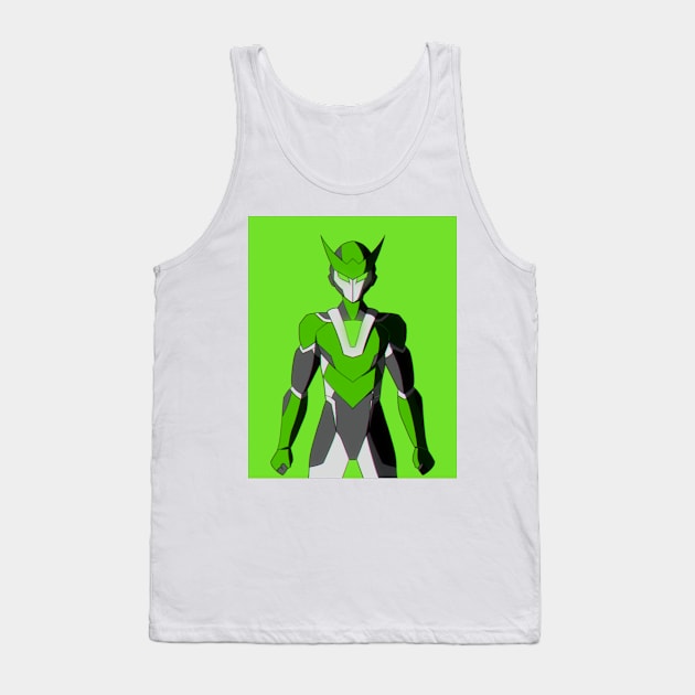 green hero Tank Top by Atzon